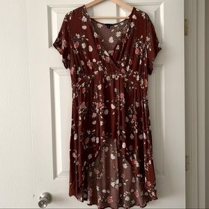Torrid floral hi-lo top